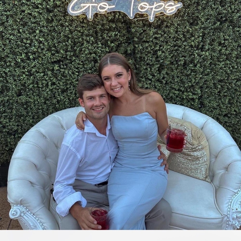 Blue formal dress